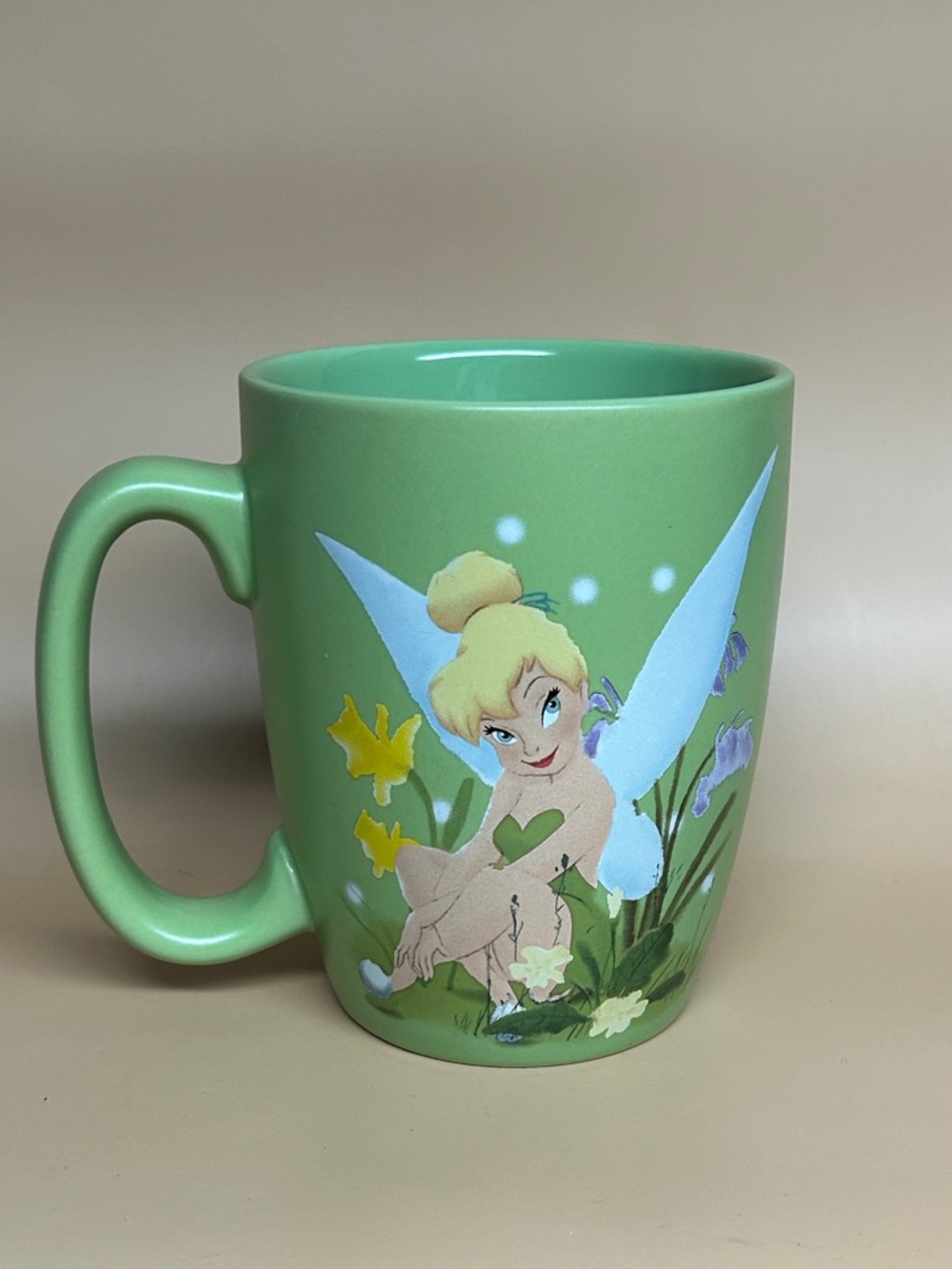 Disney Store Exclusive Tinkerbell Green Large Coffee Cup - Disney Fairies